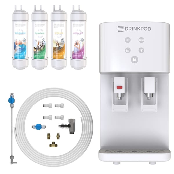 Drinkpod 2000 Series Countertop Bottleless Water Dispenser. Multi Stage Purification, White DP2000 - main